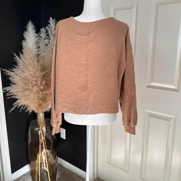 Aerie Endless Summer Crew Sweatshirt
In Toasty 
Size Small Oversized - Picture 7 of 12